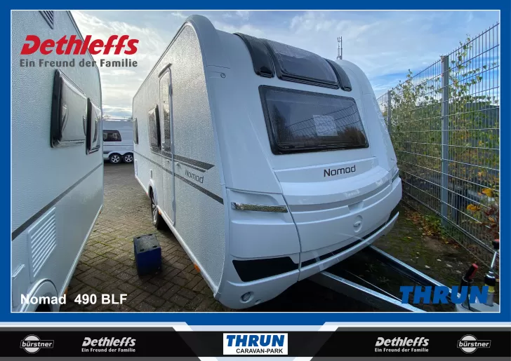 Dethleffs Nomad 490 BLF als Wohnwagen in Mülheim an der Ruhr bei caraworld de von WVG Caravan