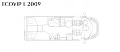 Bild 21 Laika Ecovip L 2009 - 3500 kg-Combi 6E Heizung-Hubbett